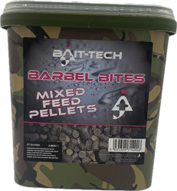 2.8kg Barbel Bites Bucket Pellet mix