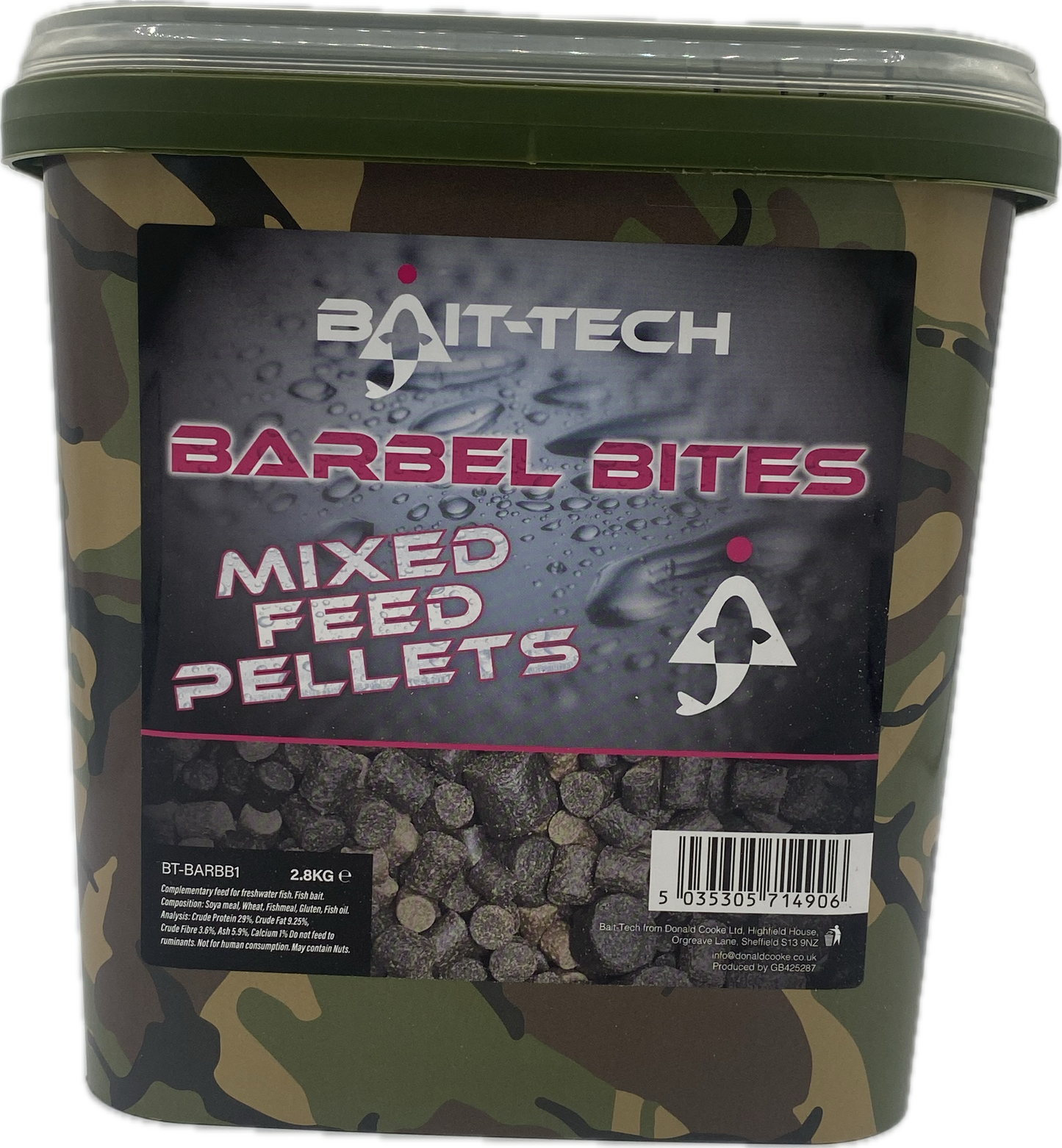 Barbel Bites Pellet Mix Bucket 2.8kg