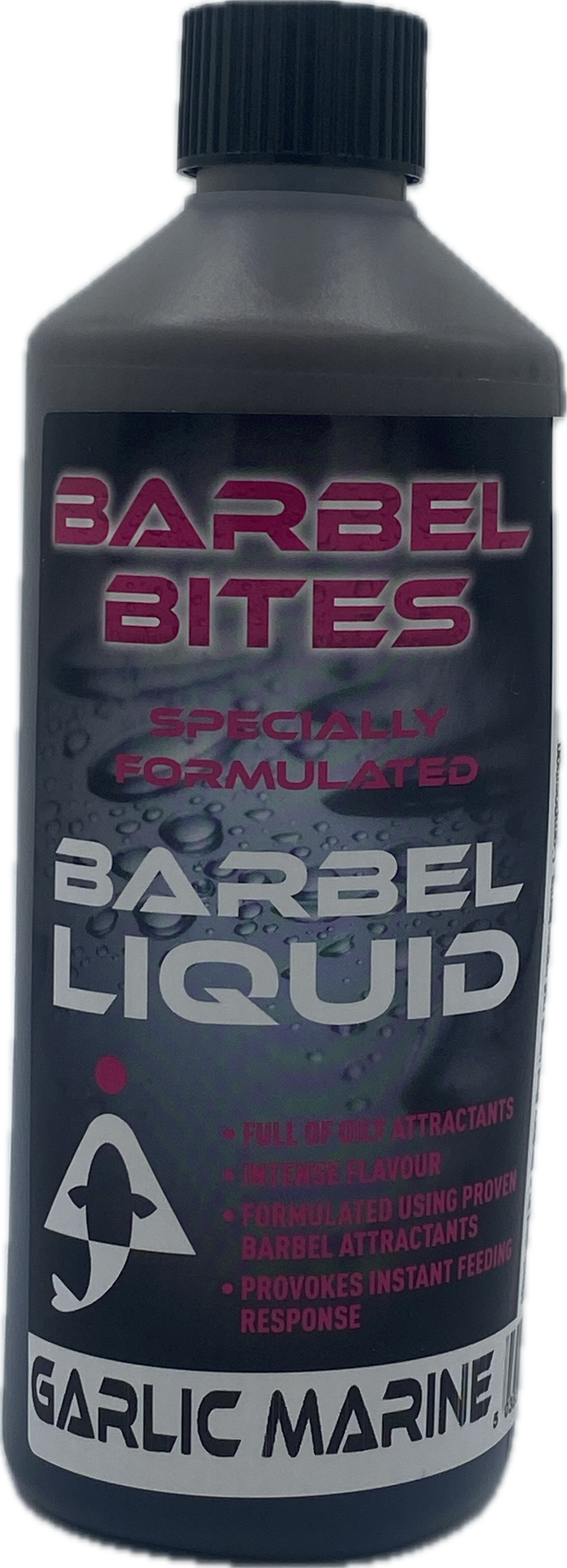 Barbel Bites Garlic Marine Liquid.500ml