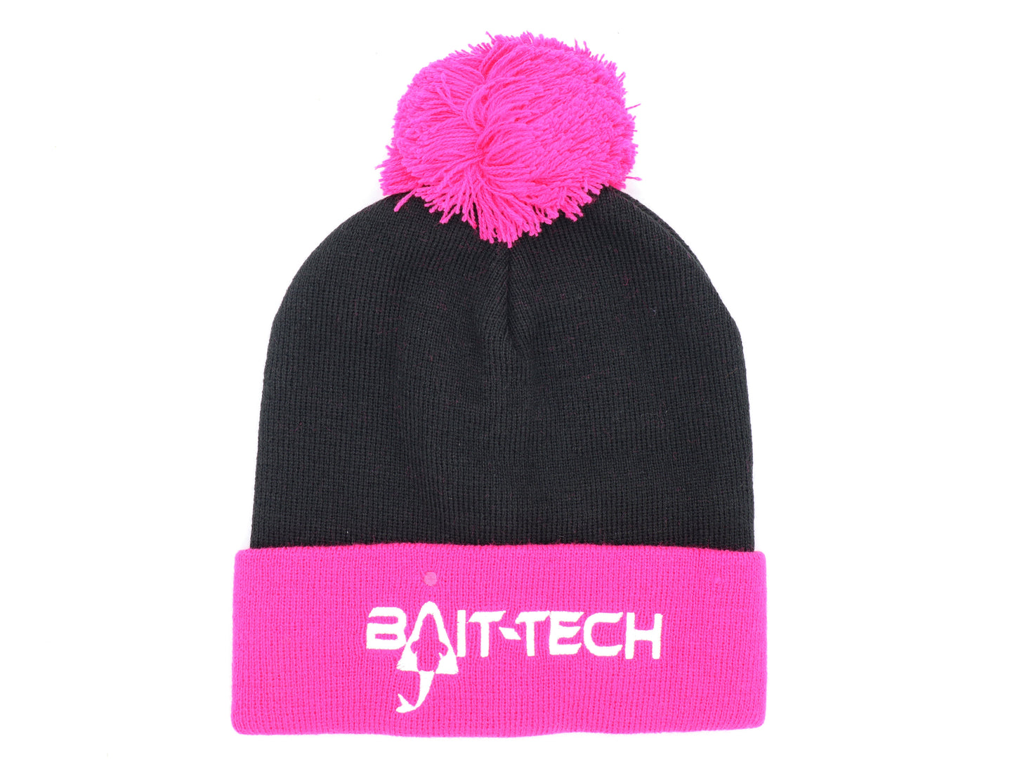 Bait- Tech Bobble Hat Black Pink Trim