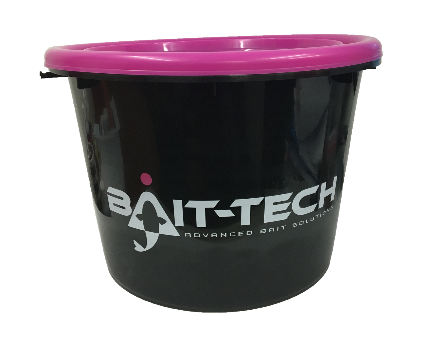 Groundbait Bucket & Lid - Black/Pink