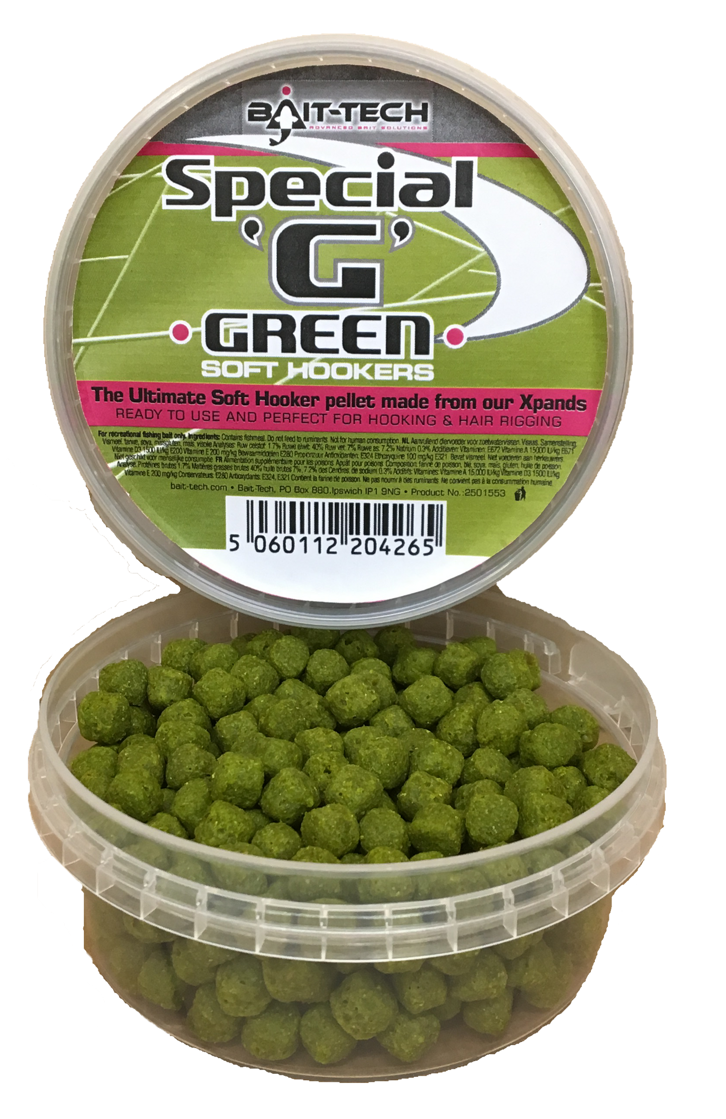 Soft Hook Pellets Special G Green 6mm (90g)