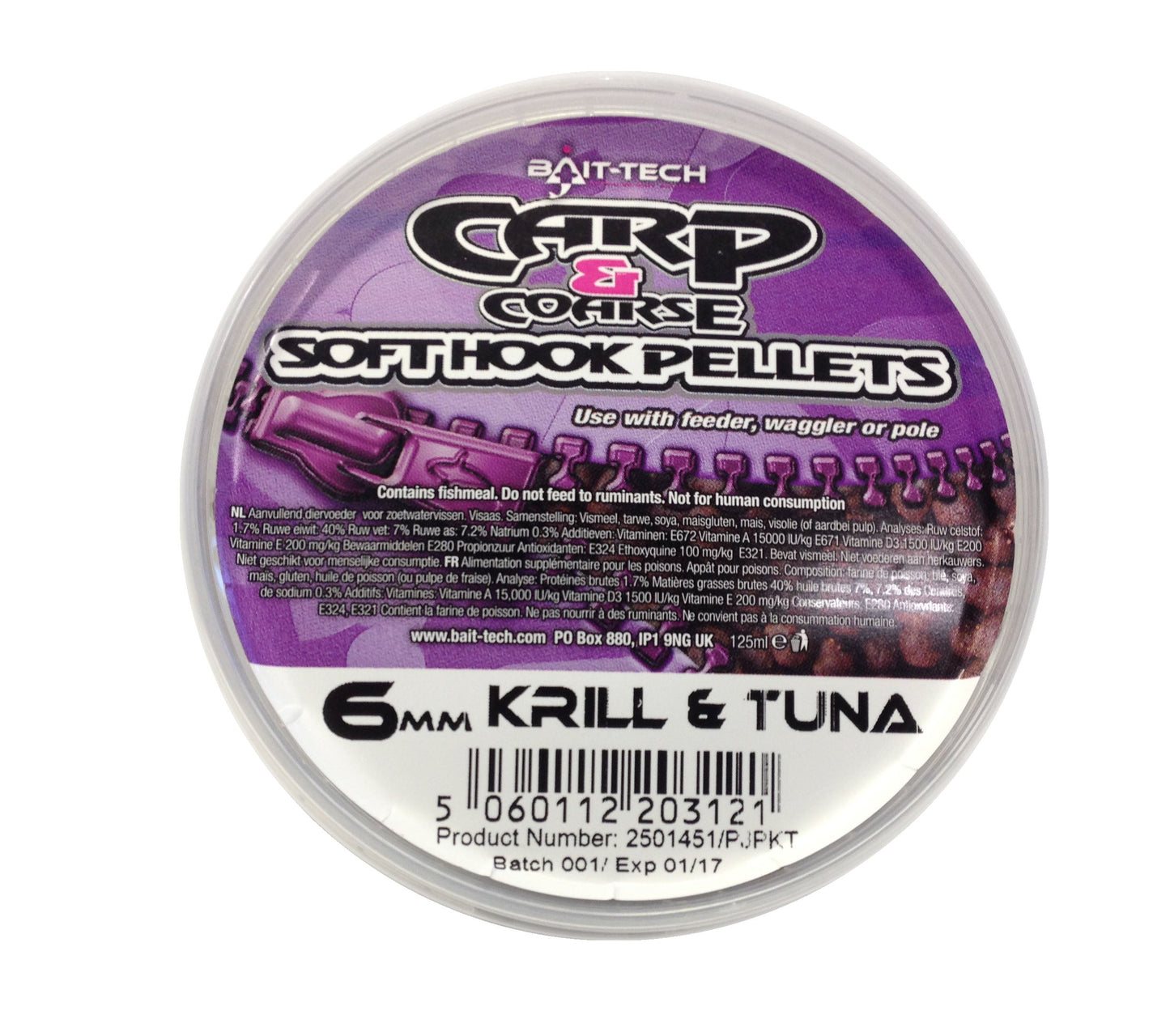 Soft Hook Pellets Krill & Tuna 6mm (90g)